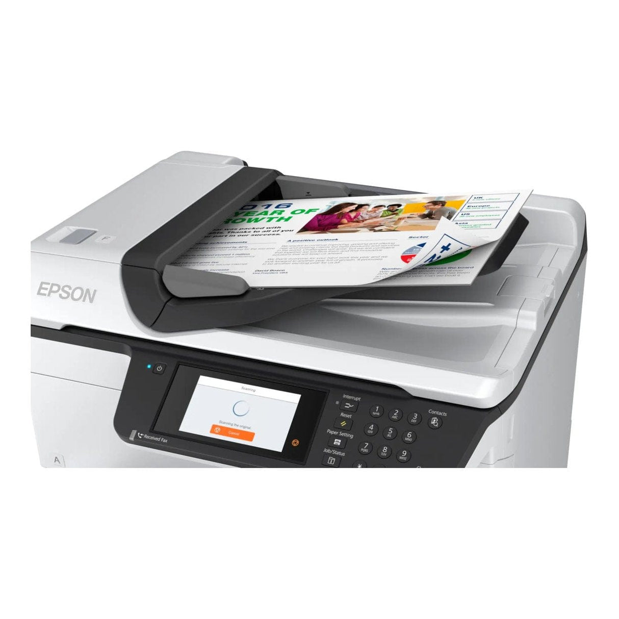 Epson WorkForce Pro WF-C878RDTWF Multi-function A3 Colour Business Ink Printer C11CH60402SS