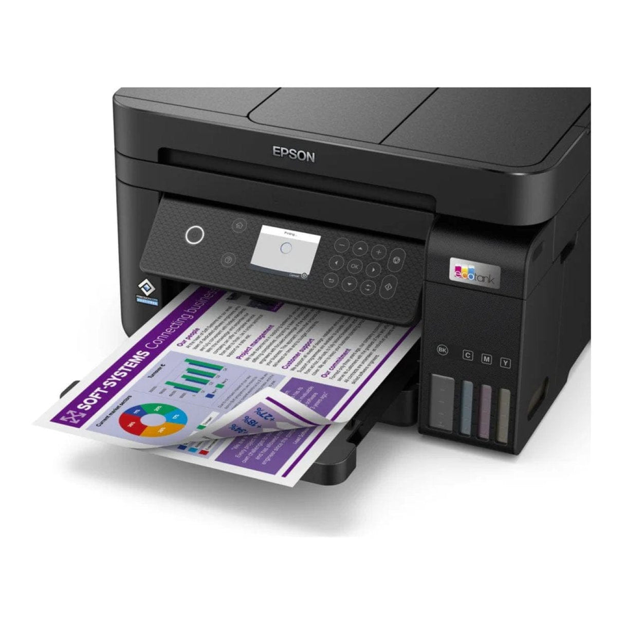 Epson EcoTank L6270 A4 Multifunction Colour Inkjet Printer C11CJ61404OPEN (Open Box)