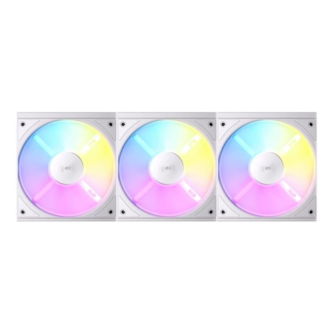 Antec Connect 120 ARGB PWM Case Fan 3-pack - White C120 ARGB White_3PK