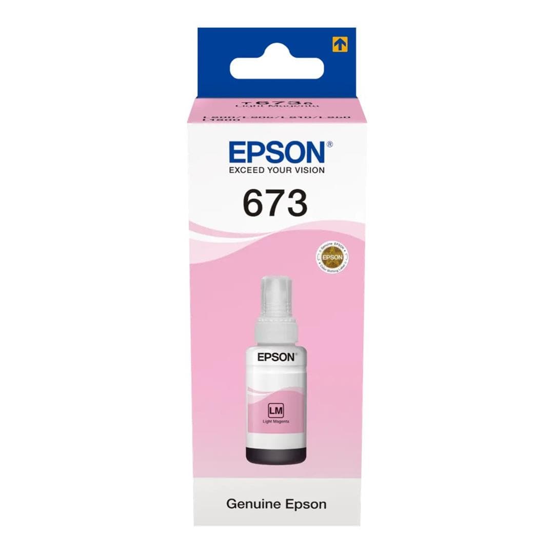 Epson 673 Ink Bottle Light Magenta EcoTank Original 70ml Single-pack C13T67364A
