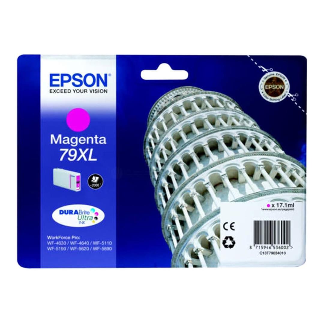 Epson 79XL DURABrite Ultra Magenta High Yield Ink Cartridge Original C13T79034010 Single-pack