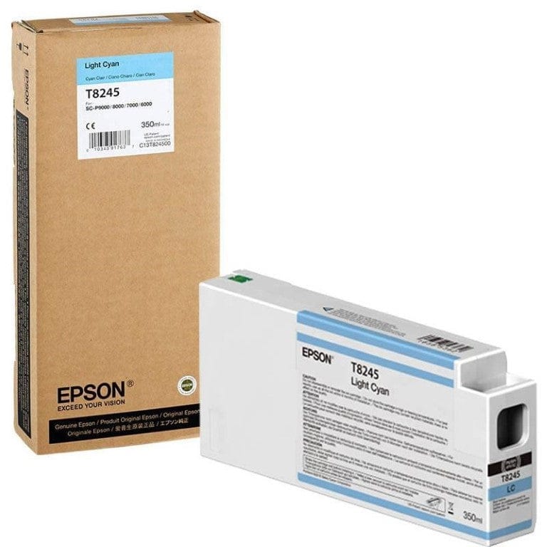 Epson T8245 Light Cyan Printer Ink Cartridge Original C13T824500 Single-pack