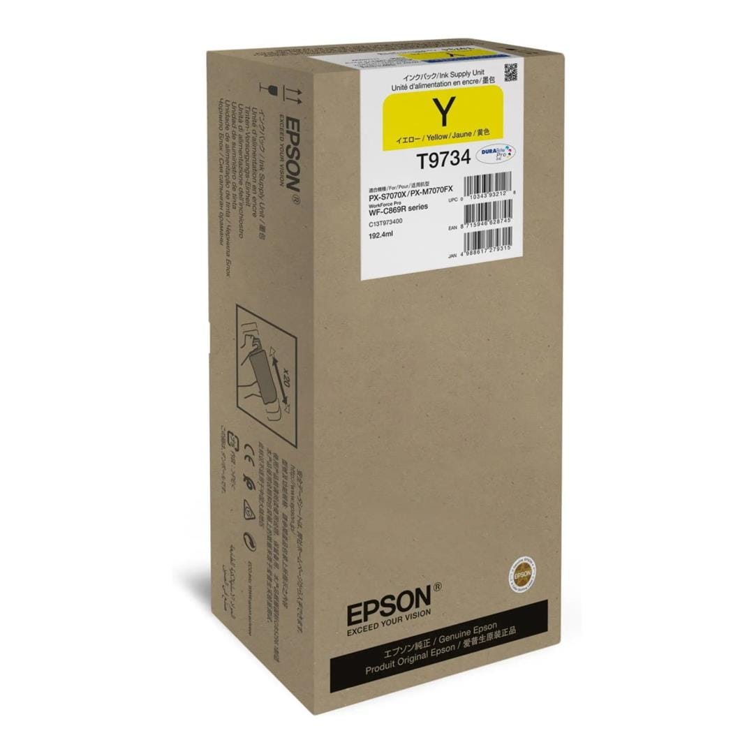Epson WorkForce Pro WF-C869R XL Yellow Ink Cartridge Original C13T97340N Single-pack