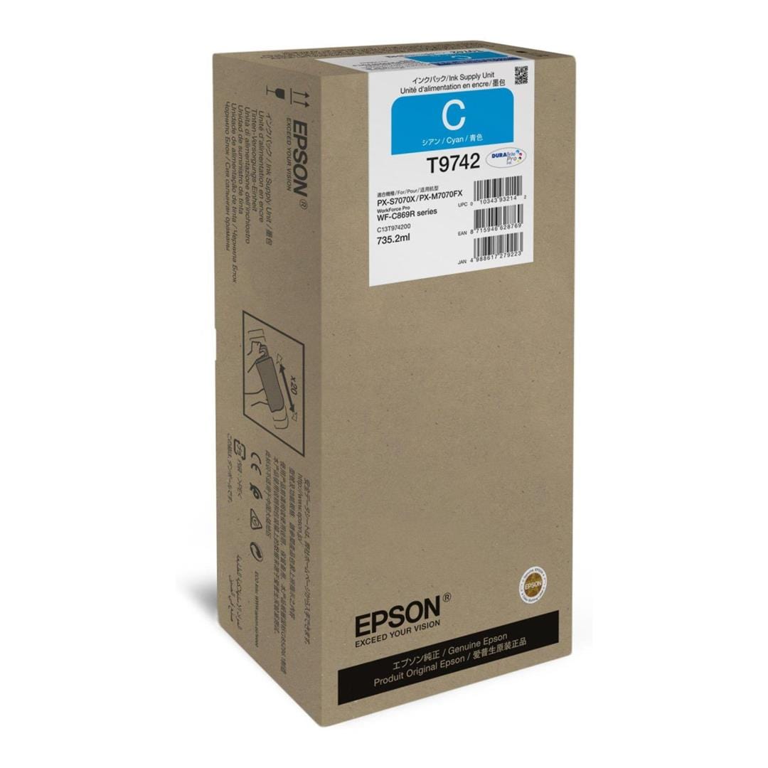 Epson WF-C869R Cyan XXL Ink Cartridge Original C13T97420N Single-pack