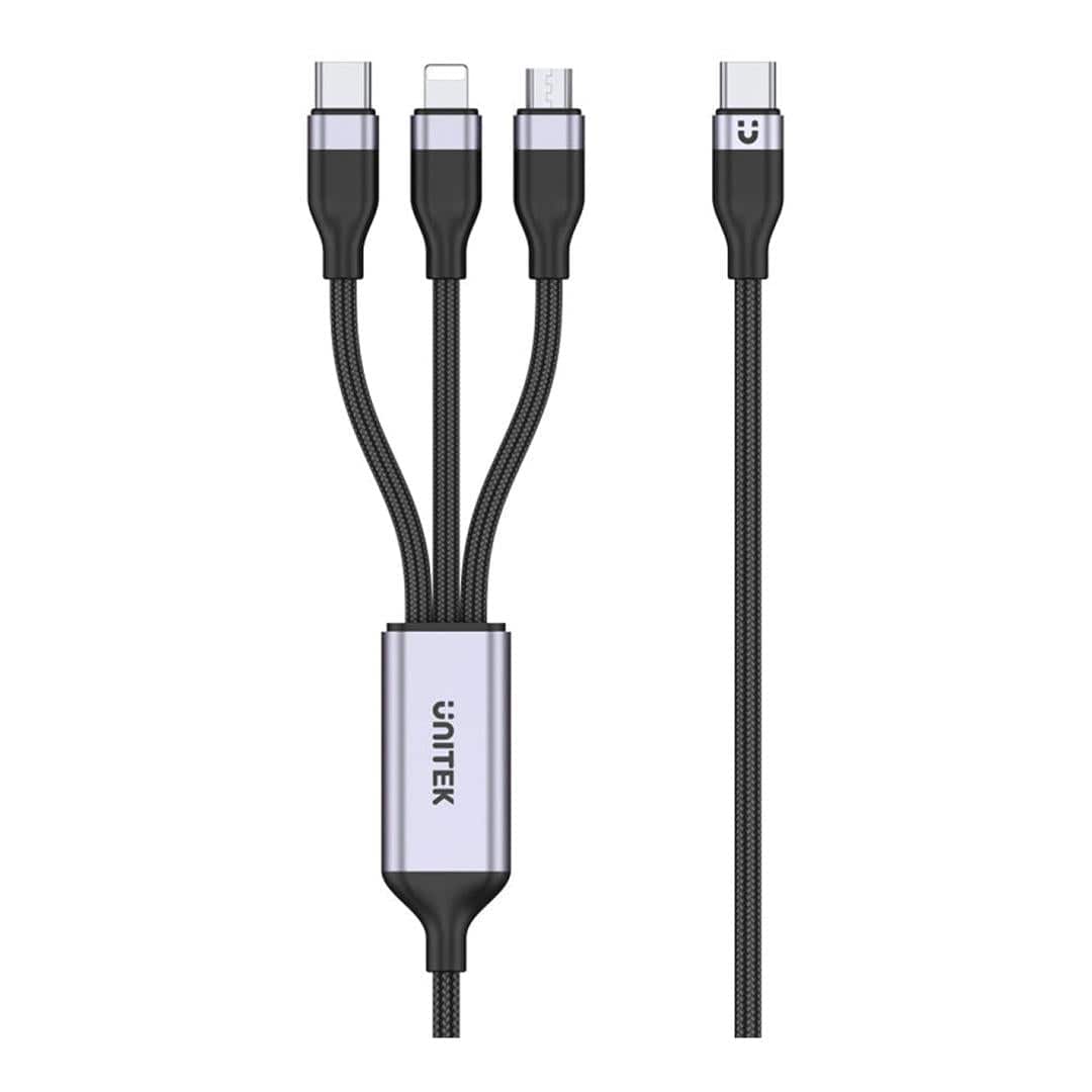Unitek 3-in-1 USB Multi Charging Cable 1.5m C14101AGY01-1.5M