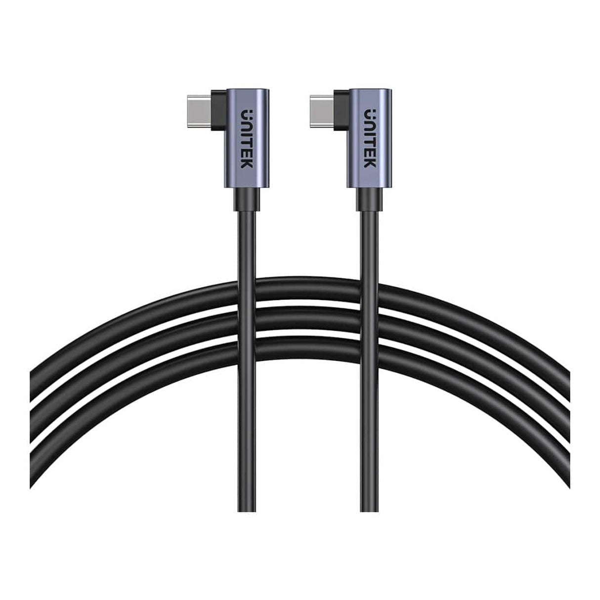 Unitek 50cm PD 100W USB-C Right Angle Cable C14147ABK01-0.5M