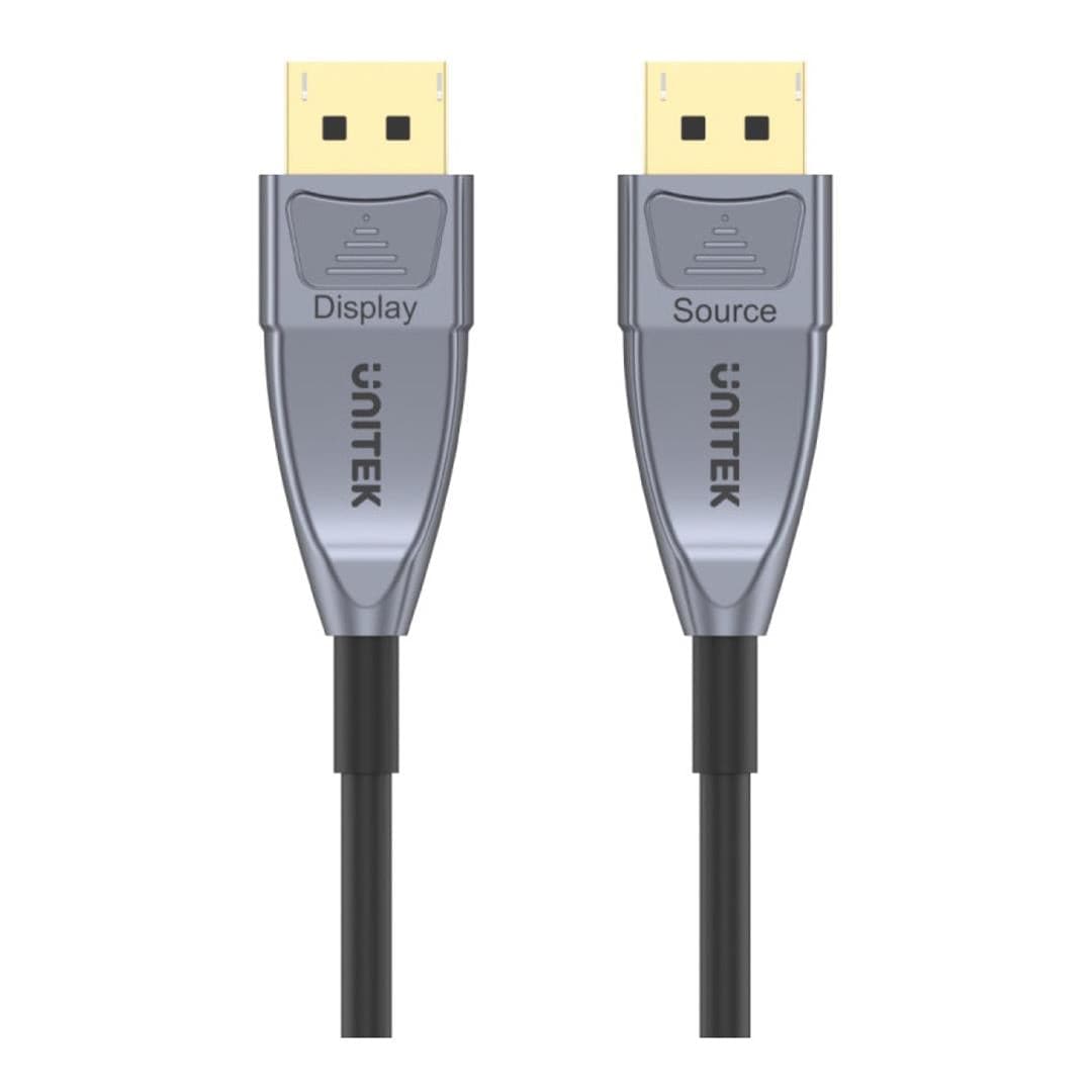 Unitek 8K DisplayPort 1.4 Male to Male Fiber Optic Cable 30m C1619GY