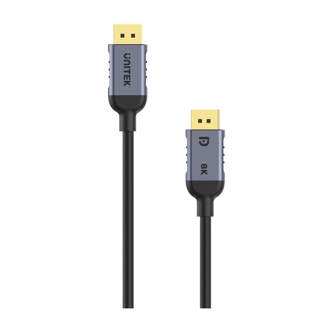 Unitek 8K 60Hz DisplayPort Male to Male Cable 2m C1628GY01-2M