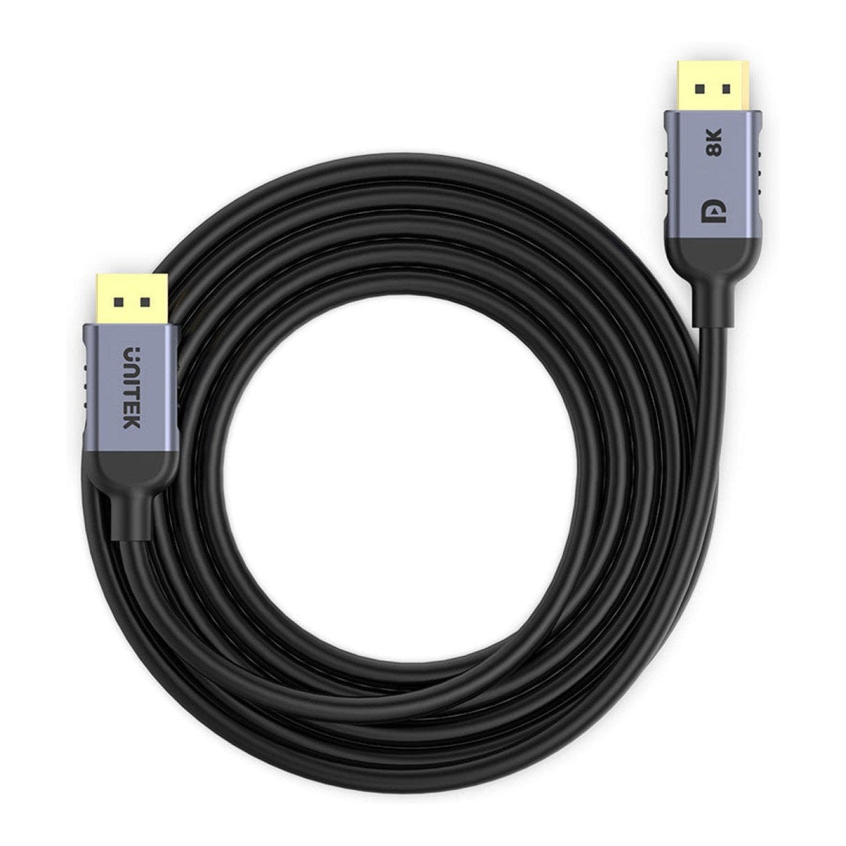 Unitek 8K DisplayPort Male to Male Cable 3m C1628GY01-3M
