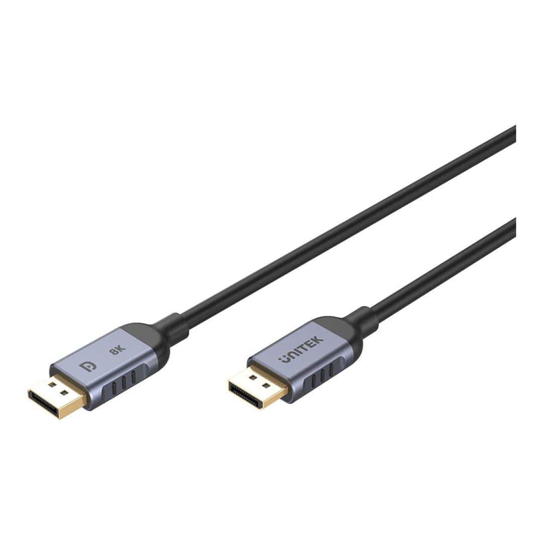 Unitek 8K DisplayPort Male to Male Cable 3m C1628GY01-3M