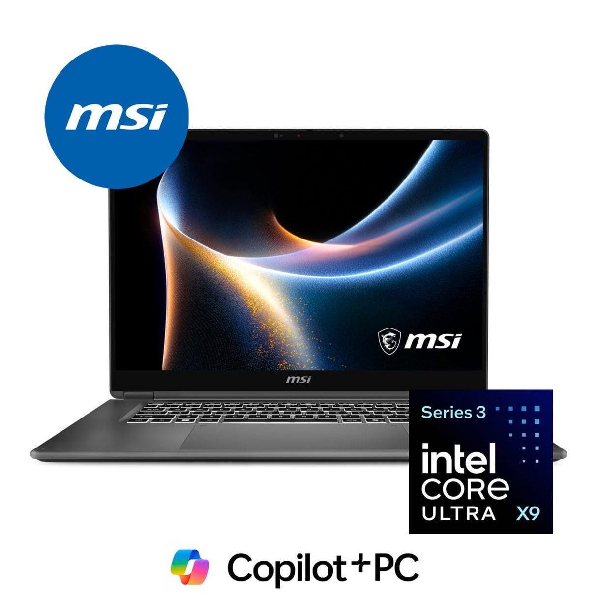 MSI Prestige 16 AI+ C3MG-065ZA 16-inch 2.8K Laptop - Intel Core Ultra X9 388H 2TB SSD 32GB RAM Win 11 Home