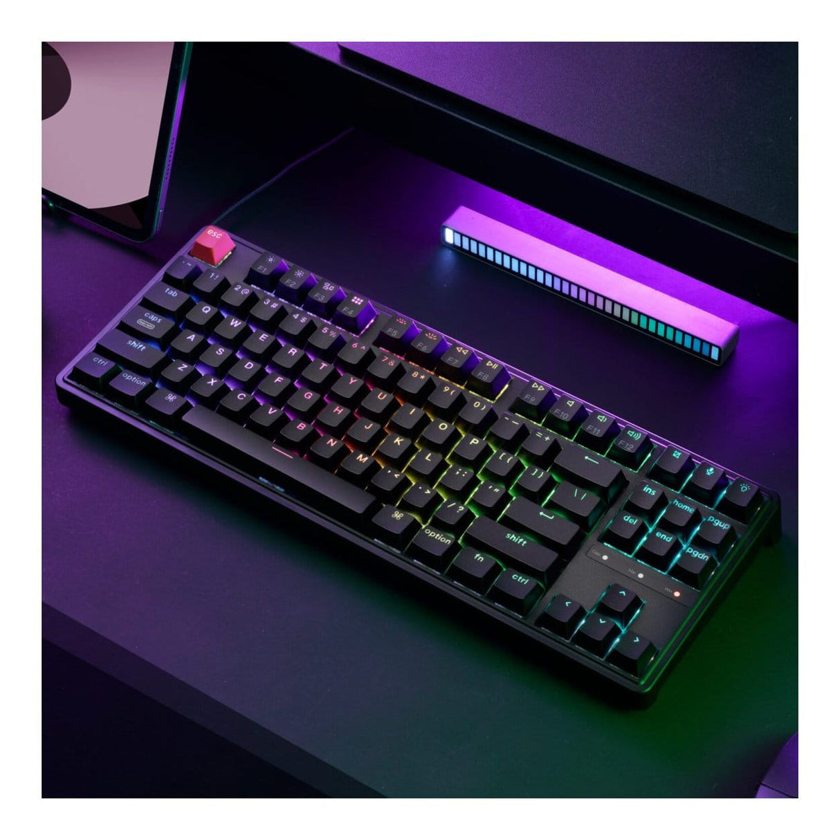 KeyChron C3 Pro 8K QMK Wired Custom Mechanical Keyboard - Black C3PX-H4
