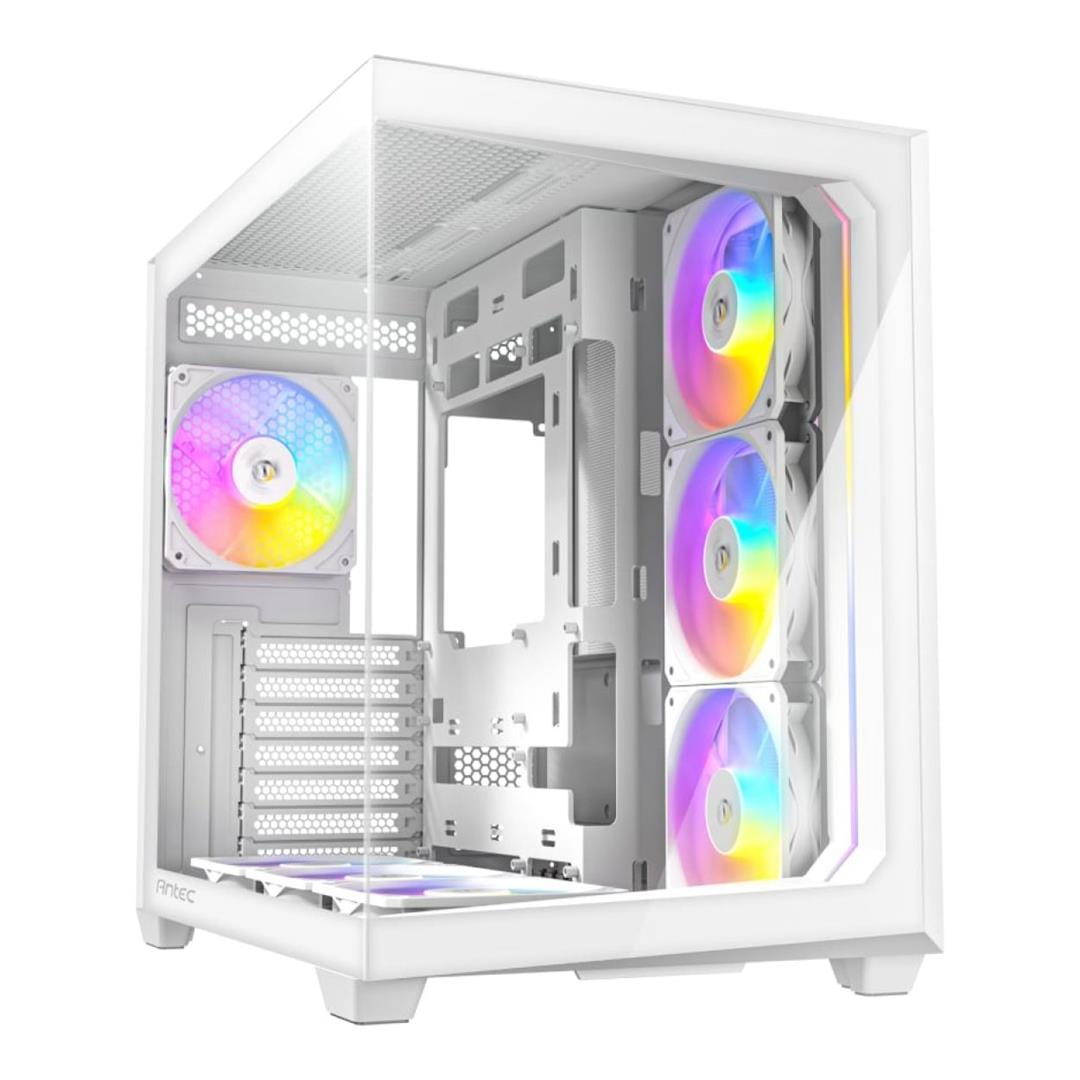 Antec C5 ARGB ATX DUAL Mid-Tower Gaming PC Case White