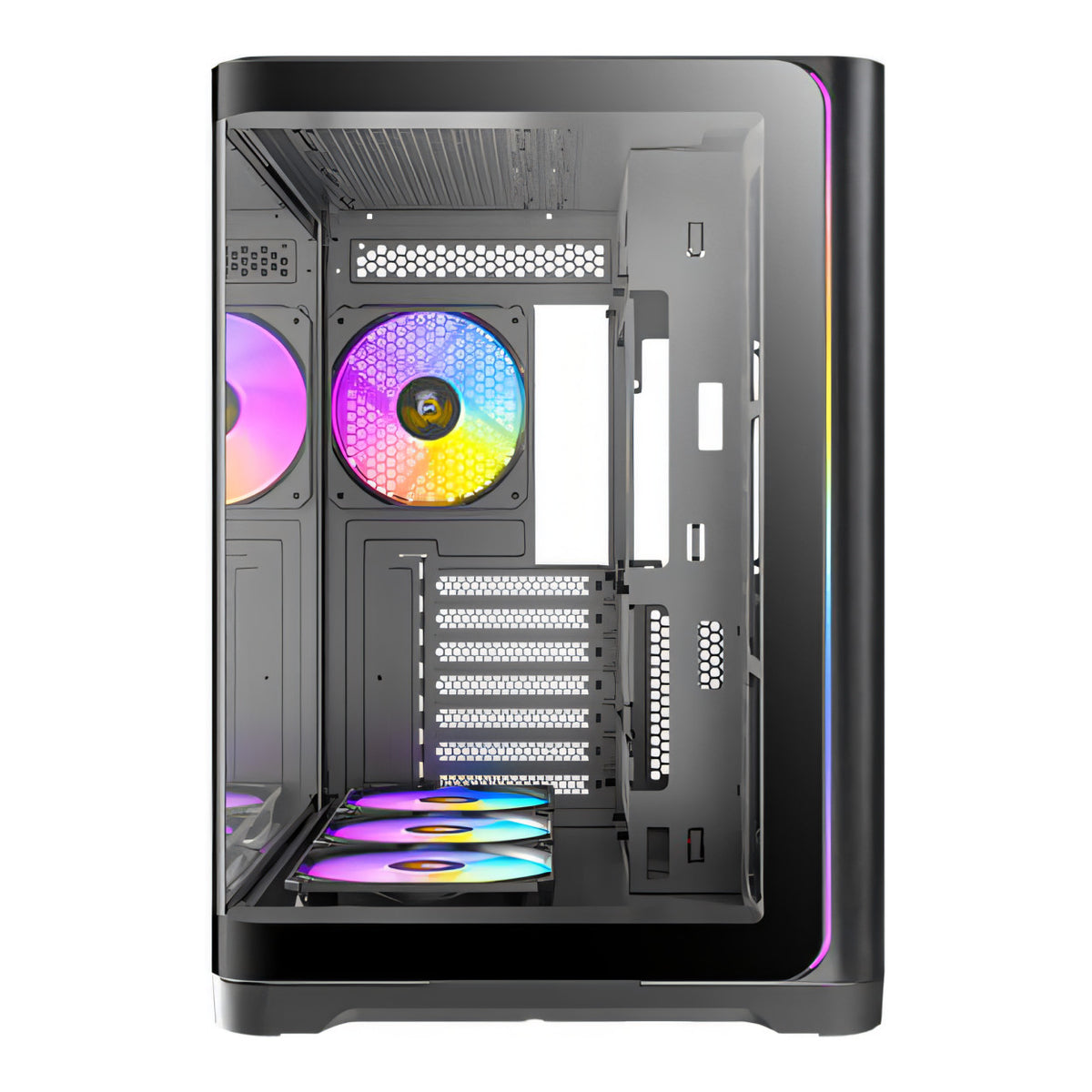 Antec C5 Curve ARGB Dual Chamber Mid-Tower ATX Gaming Black PC Case