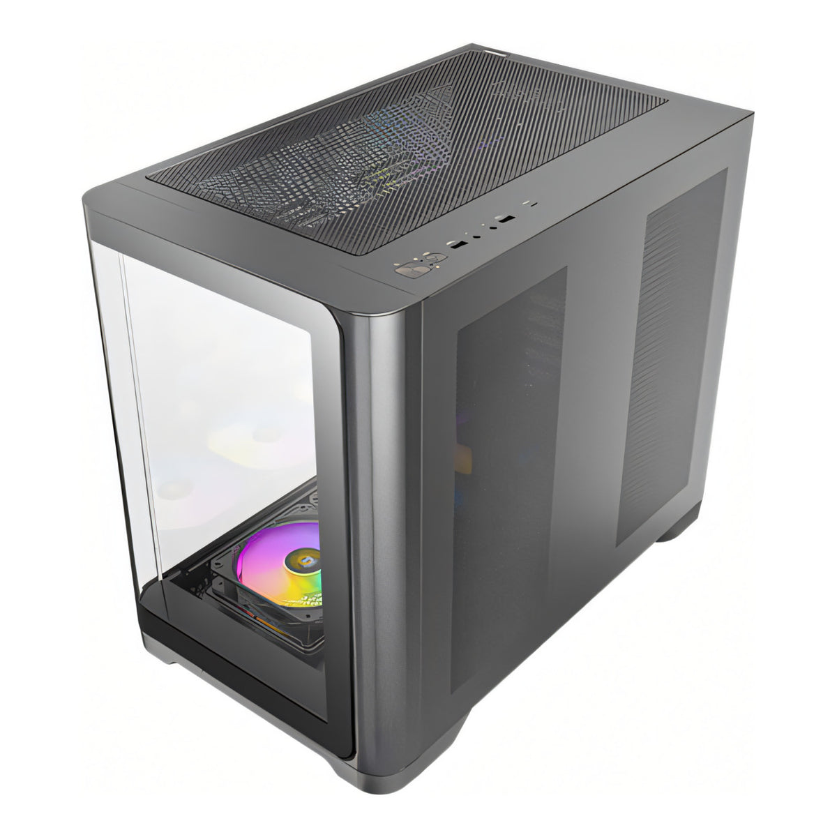 Antec C5 Curve ARGB Dual Chamber Mid-Tower ATX Gaming Black PC Case