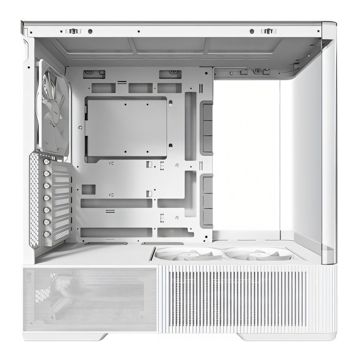 Antec C6 Curve Air Mid-Tower ATX Gaming White PC Case C6 CURVE AIR WHITE