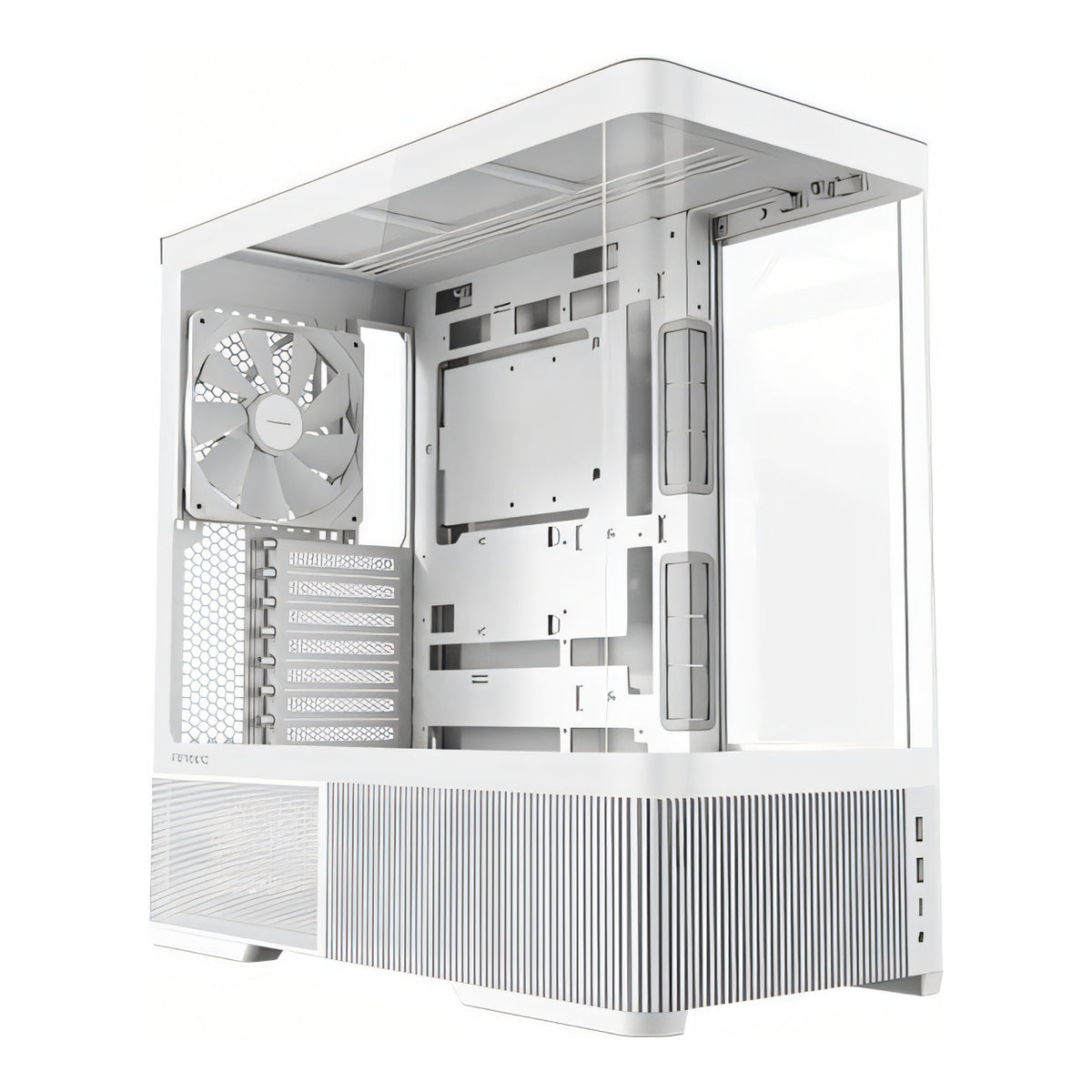 Antec C6 Curve Air Mid-Tower ATX Gaming White PC Case C6 CURVE AIR WHITE