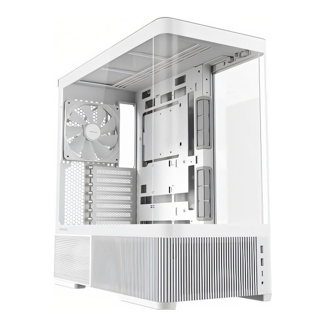 Antec C6 Curve Air Mid-Tower ATX Gaming White PC Case C6 CURVE AIR WHITE