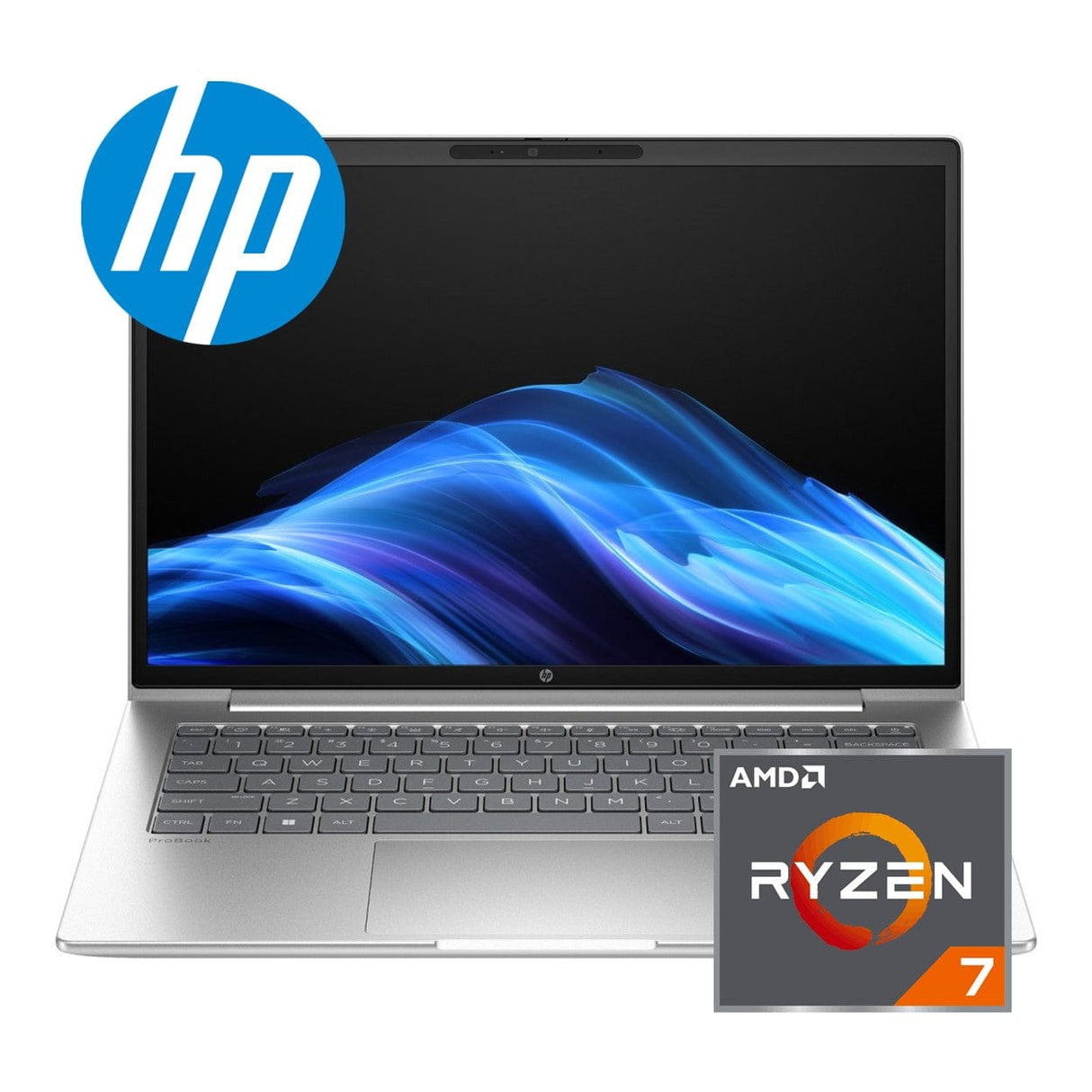 HP ProBook 4 G1a 14-inch WUXGA AI Laptop - AMD Ryzen 7 250 1TB SSD 24GB RAM Win 11 Pro