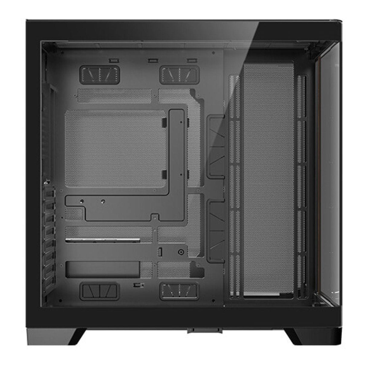 Antec C8 Curved Wood E-ATX Dual Chamber Gaming PC Case Black