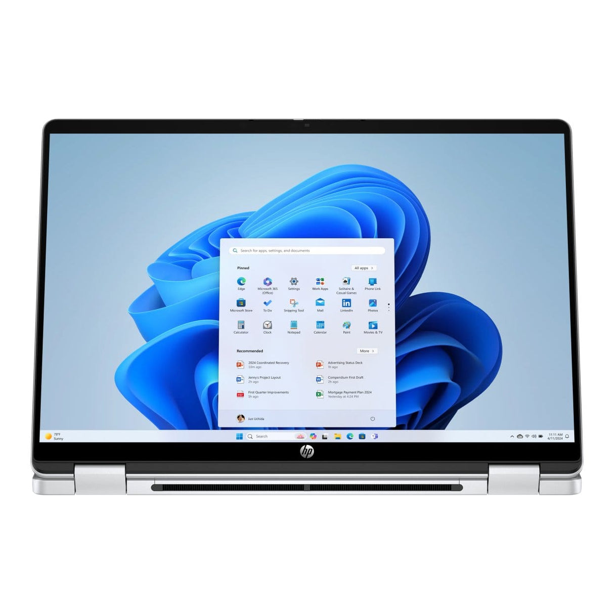 HP OmniBook 5 Flip 14-fp0002ni 14-inch 2K 2-in-1 Laptop - Intel Core 5 120U 1TB SSD 16GB RAM Win 11 Home Silver