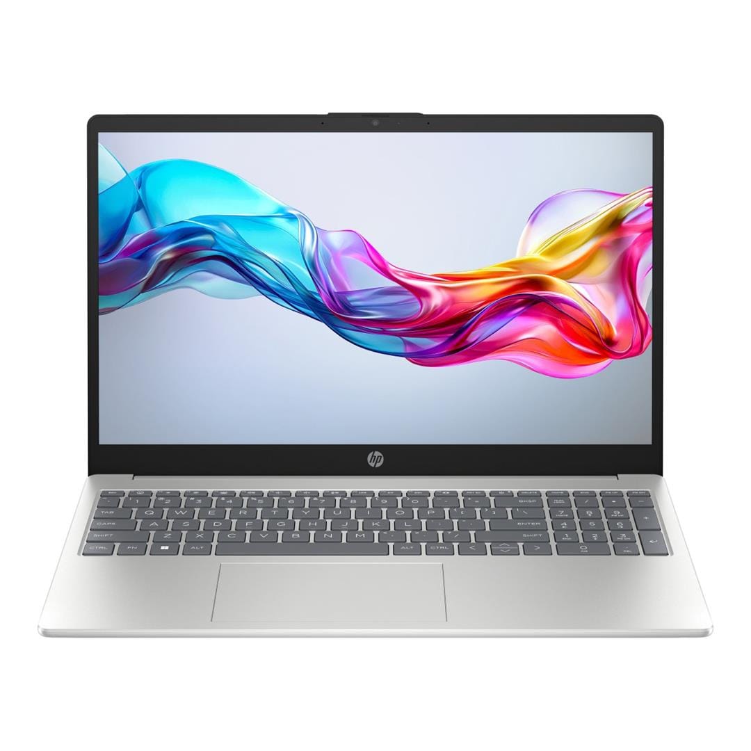 HP 15-fd0088ni 15.6-inch FHD Laptop - Intel Core i5-1334U 512GB SSD 8GB RAM Win 11 Home Natural Silver