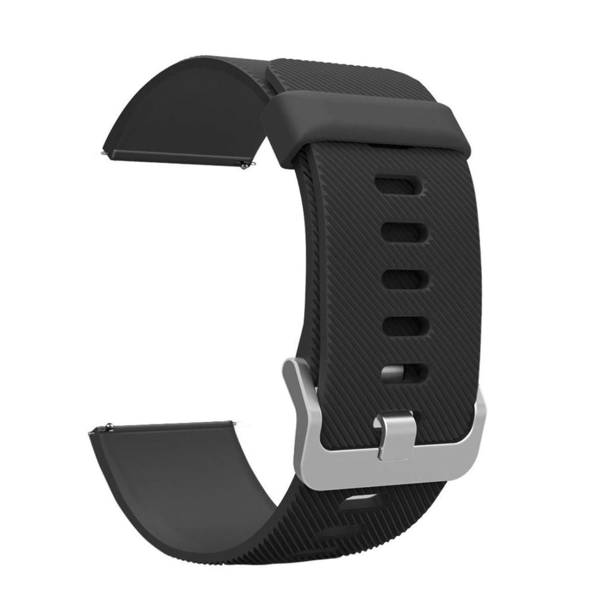 Tuff-Luv Silicone Strap for Fitbit Blaze Black C9_76
