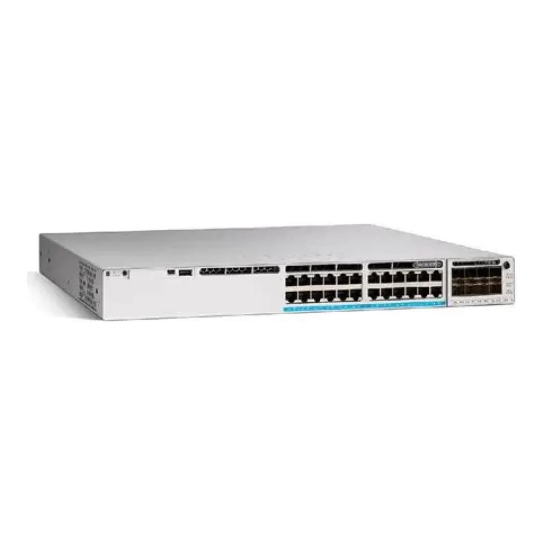 Cisco Catalyst 9300 24-Port 10G Multigigabit UPOE Switch with Modular Uplinks Network Essentials C9300-24UX-E