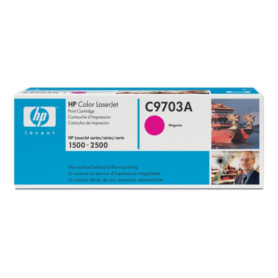 HP 121A Magenta Toner Cartridge 4,000 Pages Original C9703A Single-pack