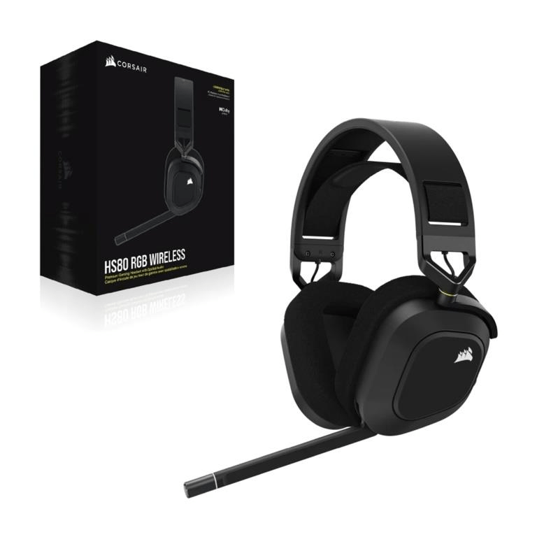 Corsair HS80 RGB Wireless Premium Gaming Headset Carbon CA-9011235-AP