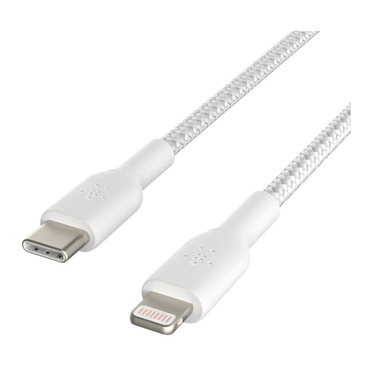 Belkin BoostCharge Pro 1m Braided USB-C to Lightning Cable - White CAA004BT1MWH