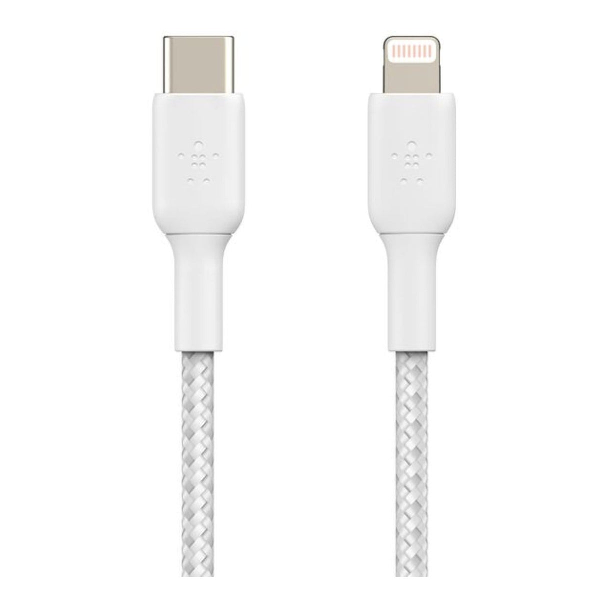 Belkin BoostCharge Pro 1m Braided USB-C to Lightning Cable - White CAA004BT1MWH