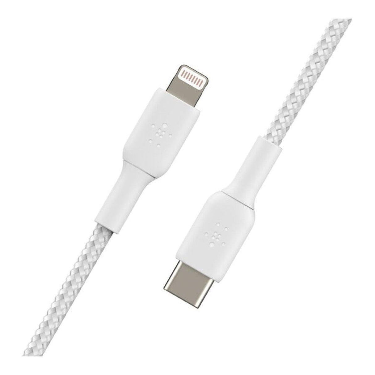 Belkin 2m BoostCharge 30W Braided USB-C to Lightning Cable White CAA004BT2MWH