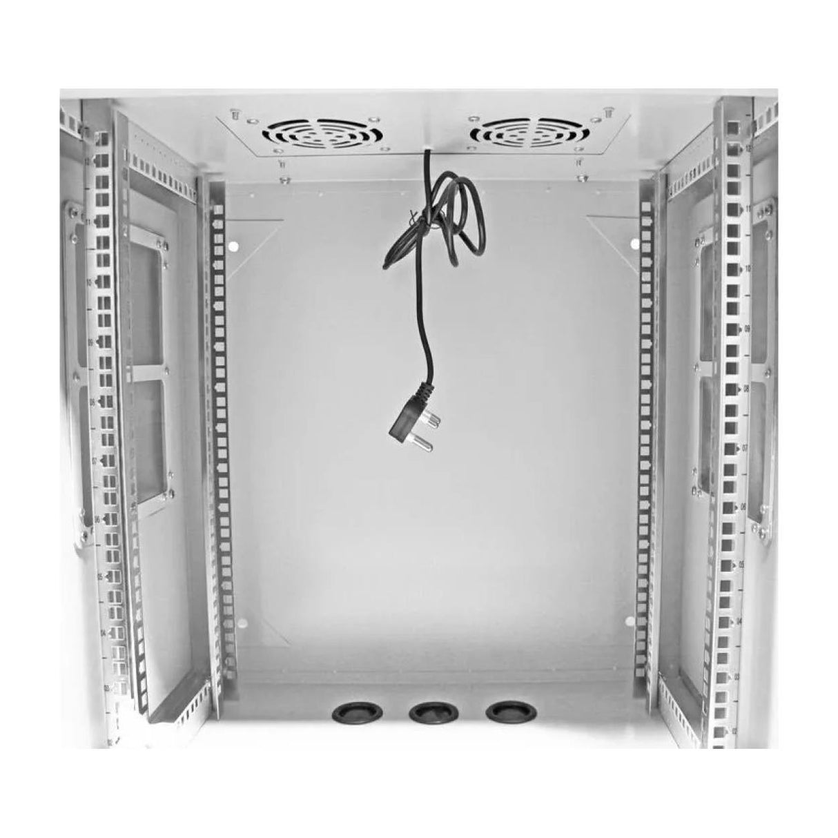 Scoop 12U 450mm Deep Outdoor Cabinet with 2 Fans CAB-12UO