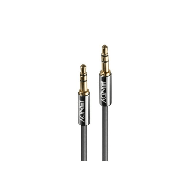 Lindy 1m Cromo Line 3.5mm Audio Cable CAB-3.5MM-M-1M-L
