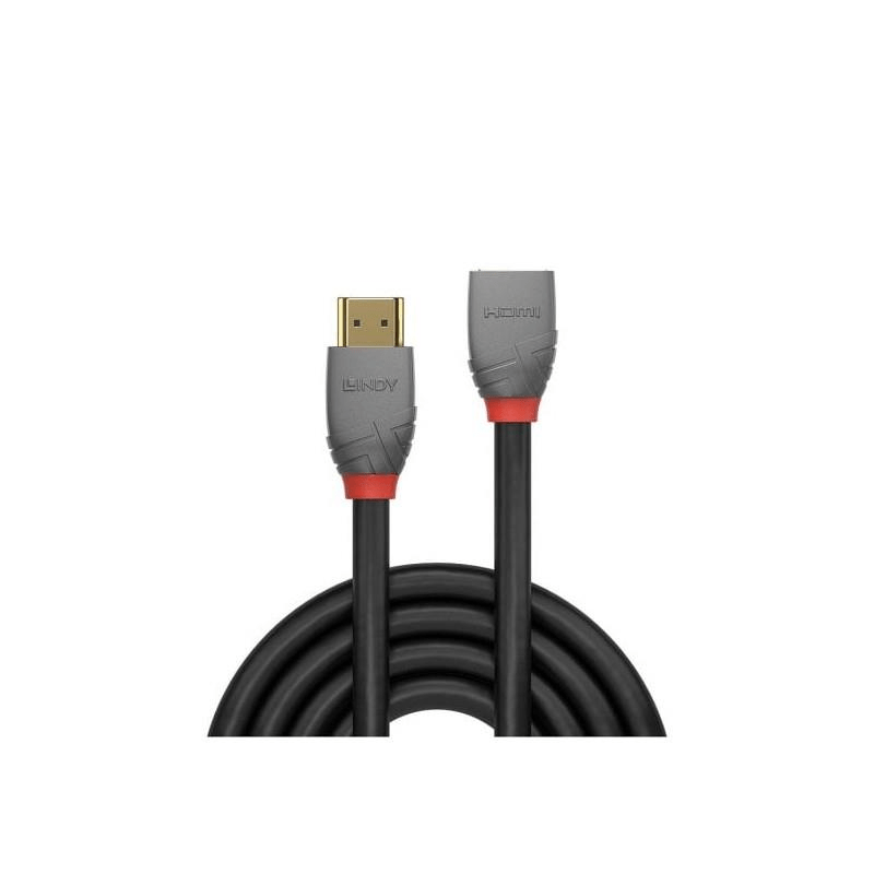 Lindy Anthra Line 1m High Speed HDMI Extension Cable CAB-HDMI2.0-MF-1M-L