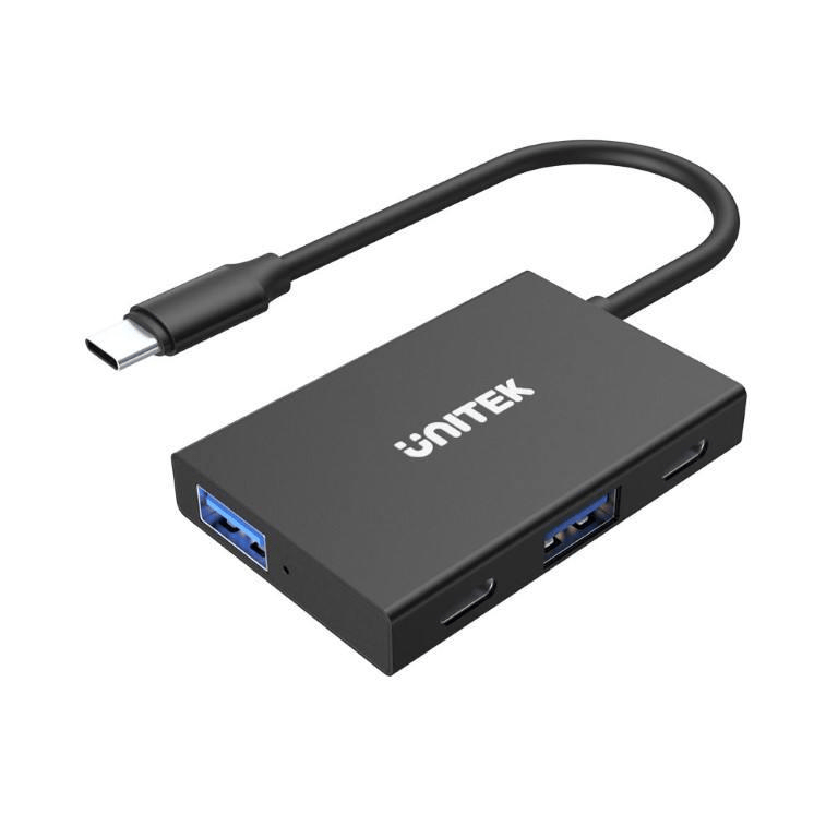 Unitek USB 3.1 4-Port Type-C Hub Black CAB-USB-H1302A