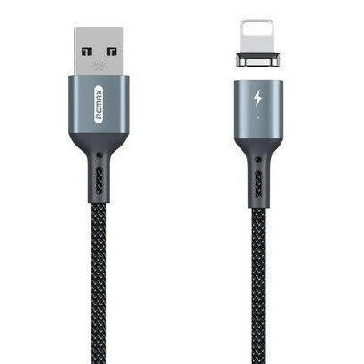 Remax Cigan RC-156I 1m 3A USB to Lightning Magnetic Cable Black CAB-USB-LIG-RC-156IB