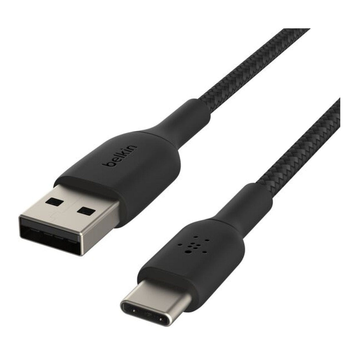 Belkin Type-A to Type-C Braided USB Cable 1m Black CAB002BT1MBK