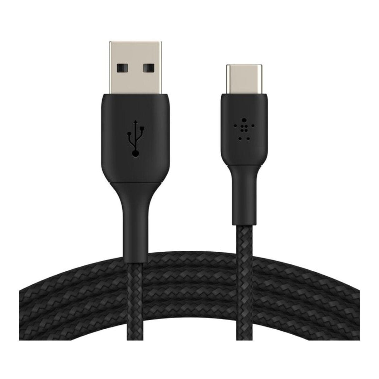 Belkin Type-A to Type-C Braided USB Cable 2m Black CAB002BT2MBK