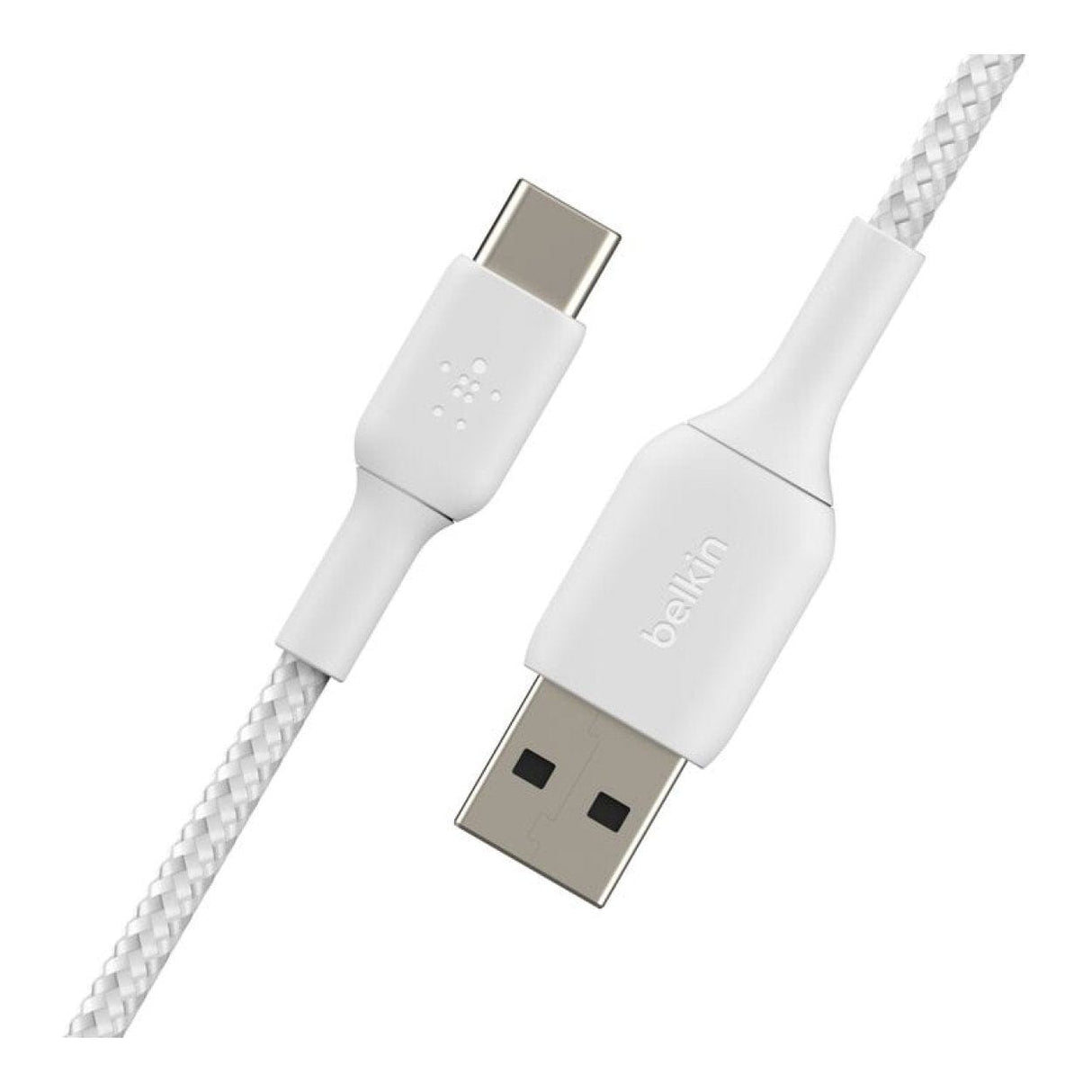 Belkin BoostCharge Type-C to Type-A Braided Cable 2m White CAB002BT2MWH