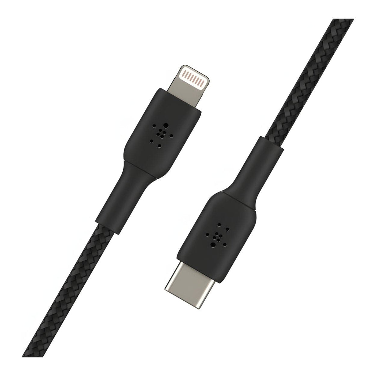 Belkin 2m BoostCharge Braided USB-C to Lightning Cable Black CAB004BT2MBK