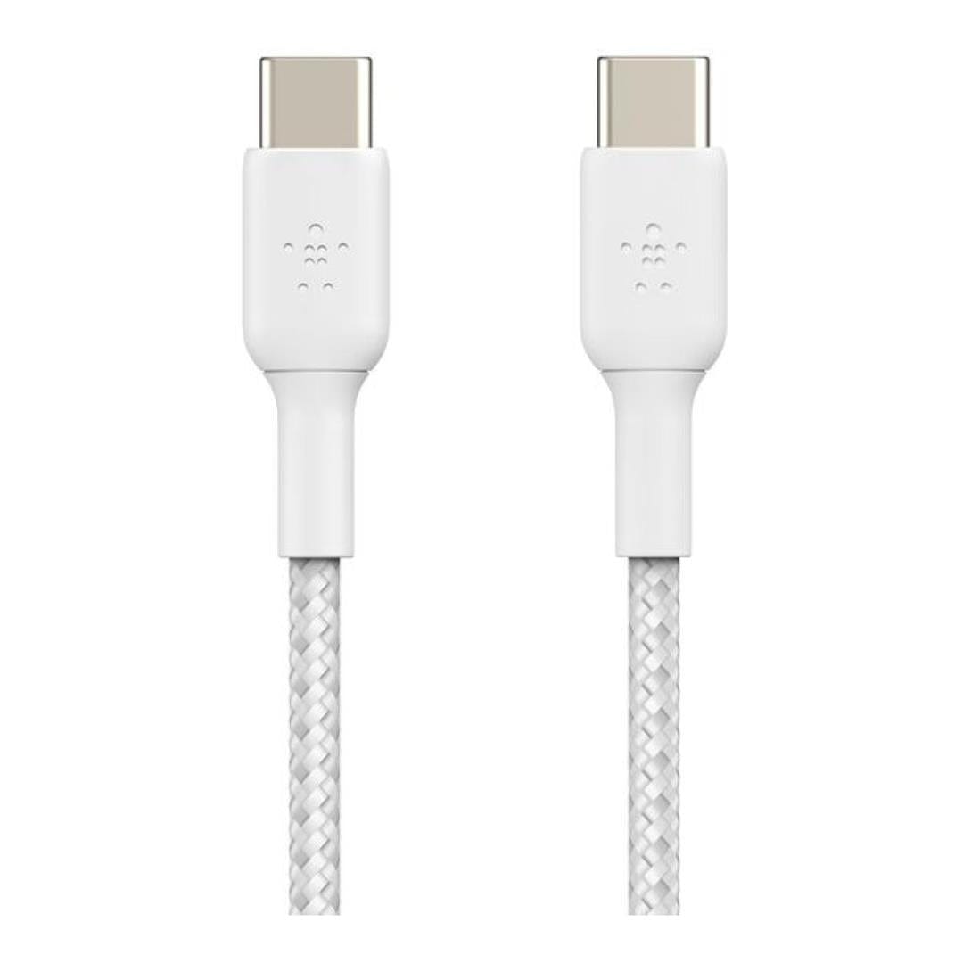 Belkin BoostCharge Type-C Male to Male USB Braided Cable 2m White CAB004BT2MWH