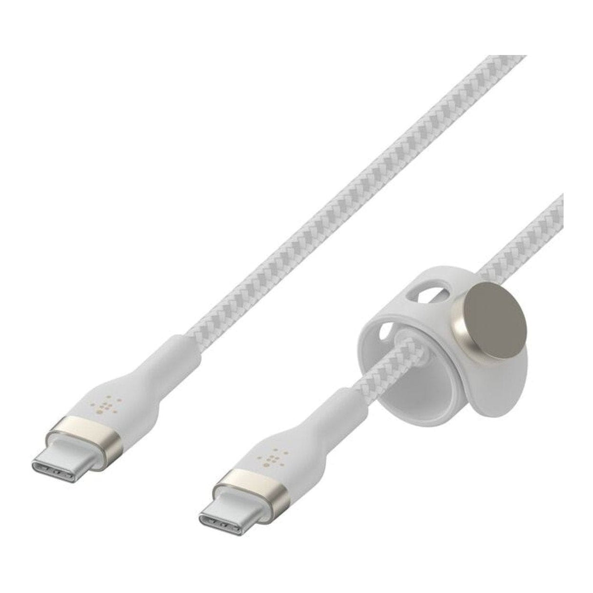 Belkin BoostCharge Pro Flex Type-C Male to Male USB Cable 1m White CAB011BT1MWH