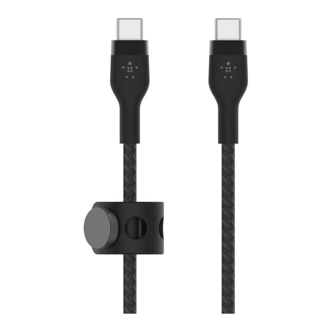 Belkin BoostCharge Pro Flex Type-C Male to Male USB Cable 2m Black CAB011BT2MBK