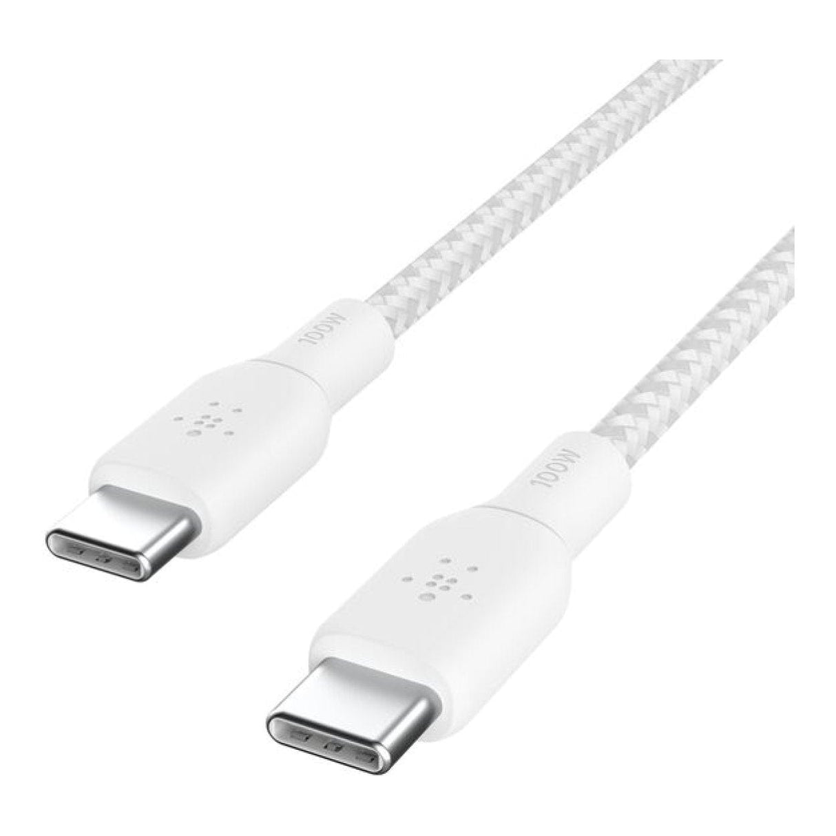 Belkin BoostCharge Type-C Male to Male USB Braided Cable 2m White CAB014BT2MWH