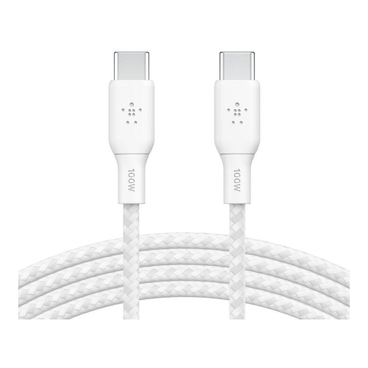 Belkin BoostCharge Type-C Male to Male USB Braided Cable 2m White CAB014BT2MWH