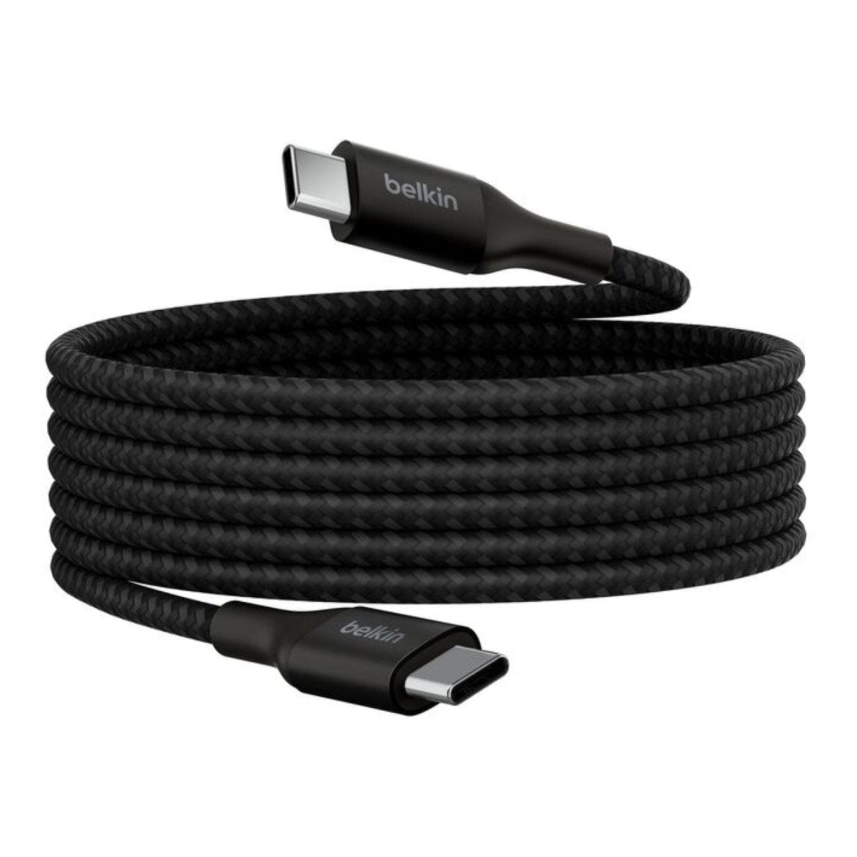 Belkin BoostCharge Type-C Male to Male USB Braided Cable 2m Black CAB015bt2MBK
