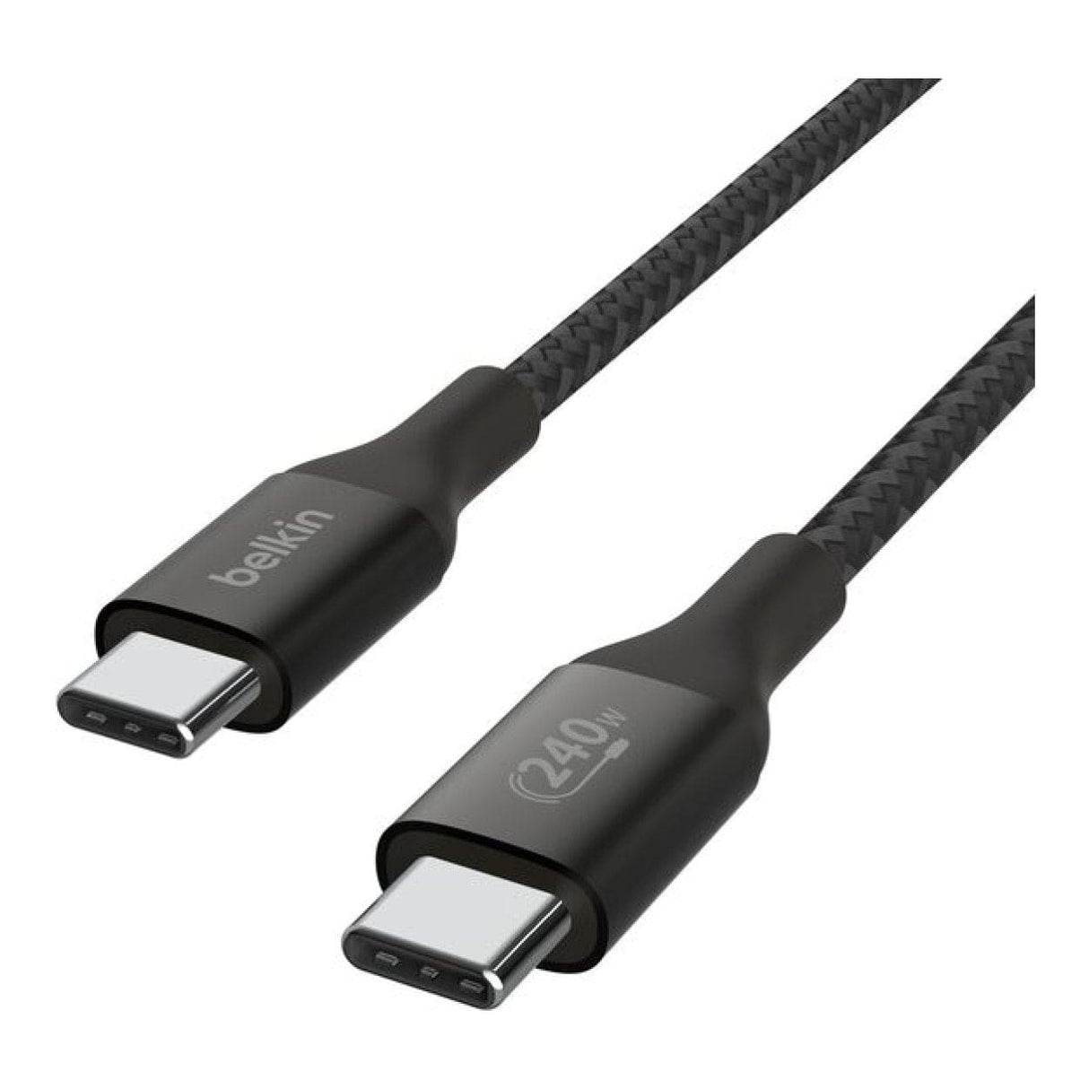Belkin BoostCharge Type-C Male to Male USB Braided Cable 2m Black CAB015bt2MBK