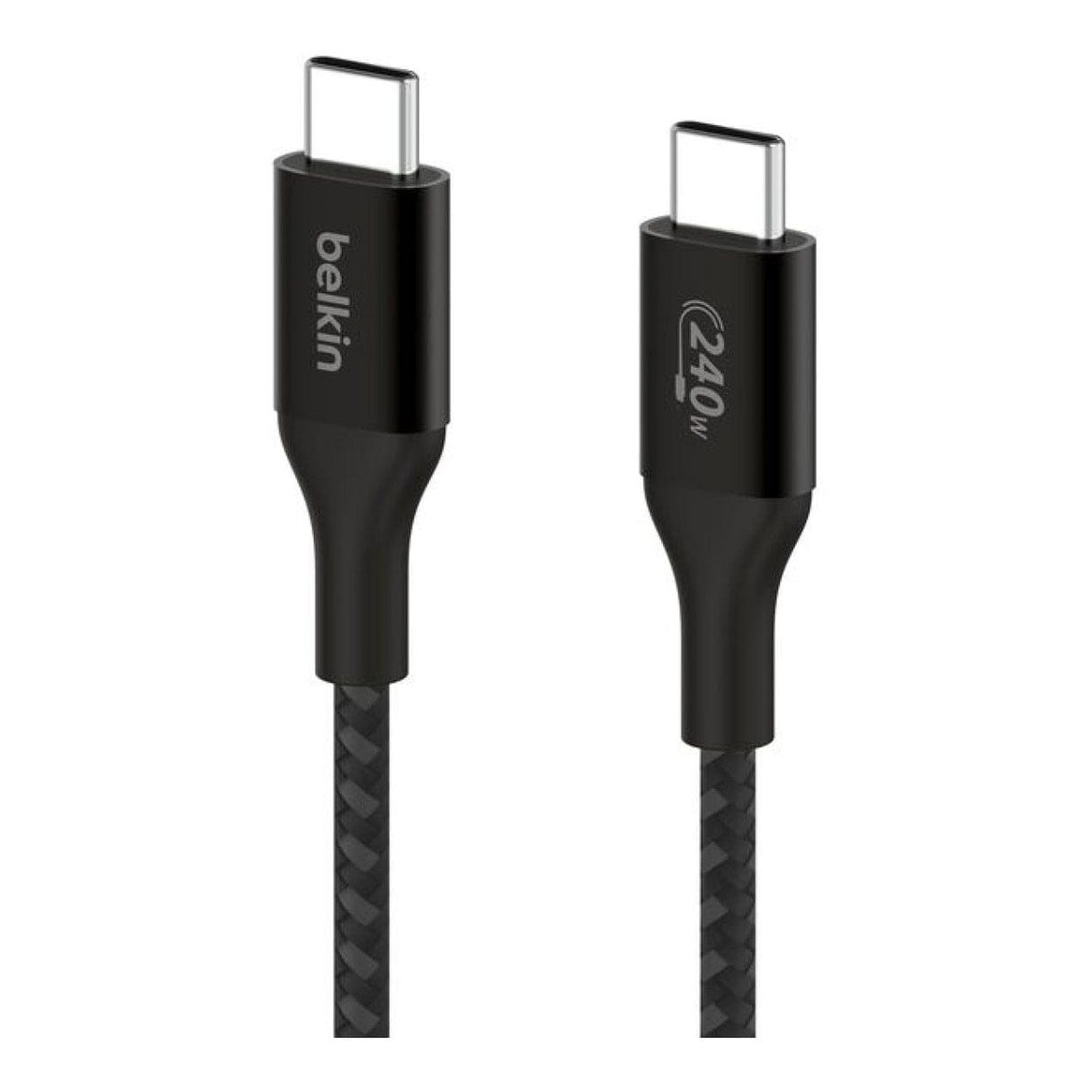Belkin BoostCharge Type-C Male to Male USB Braided Cable 2m Black CAB015bt2MBK
